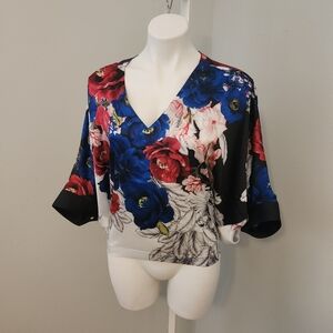 White house black Market Kimono Top